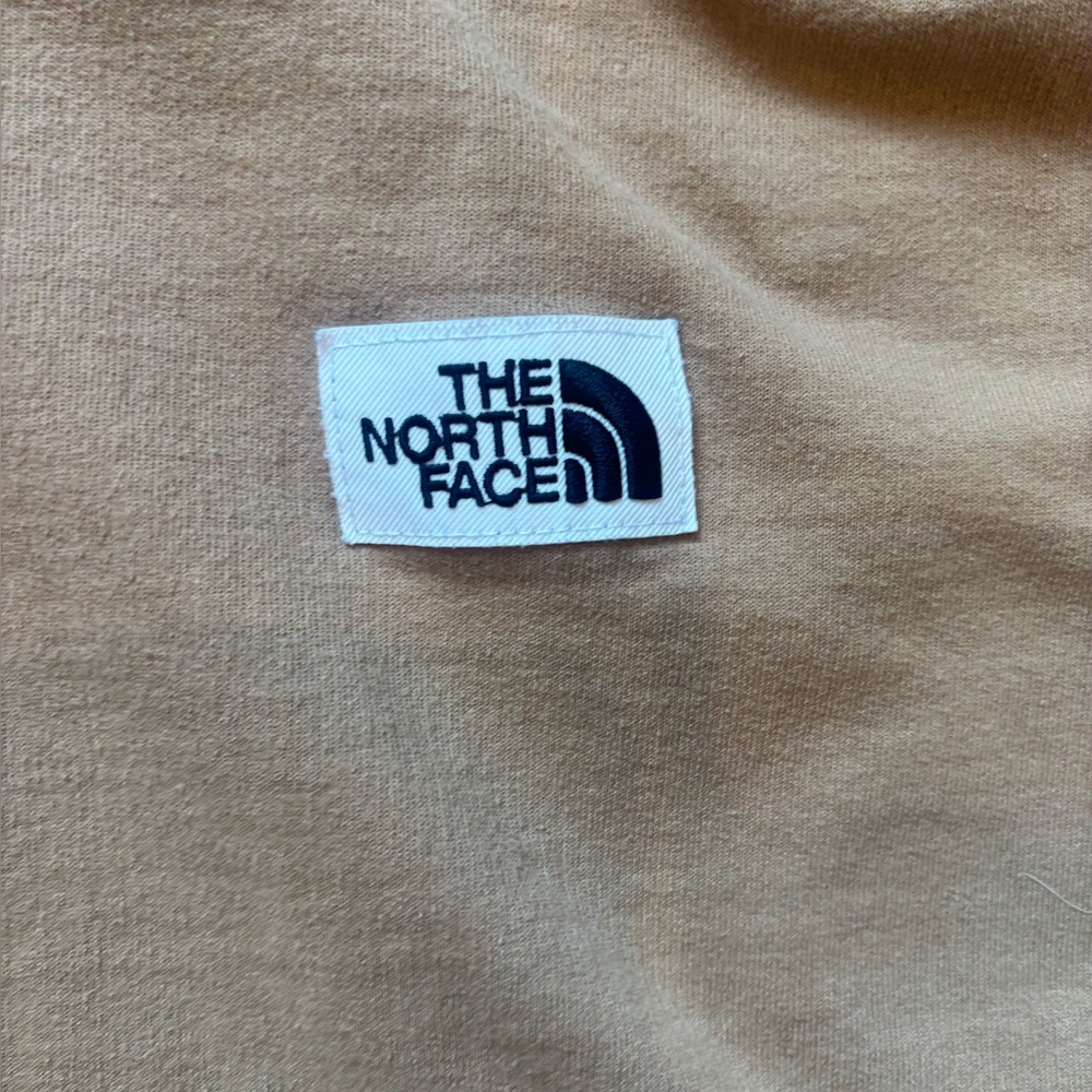 The North Face XL Men's Tan pullover comfy Hoodie Sweatshirt - Picture 3 of 5